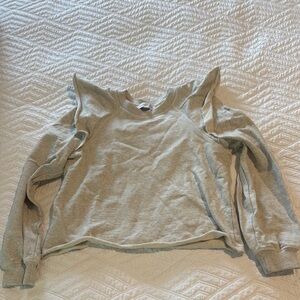 Something Navy Gray Sweatshirt